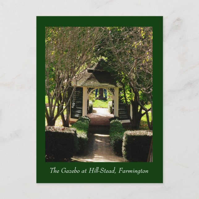 The Gazebo at Hill-Stead Postcard (Front)