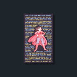 The Geek Girl’s Litany for Feminism Canvas Print<br><div class="desc">It's never been a better time to be a geek girl. You’re the doctor, not the companion. Buffy, not Bella. Nobody’s sidekick, love interest, or token female. You’re driving this ship. You’re a fangirl, a feminist, and a force to be reckoned with. Embrace the word “fangirl’ with open arms as...</div>