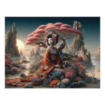 The geisha and the coral tree