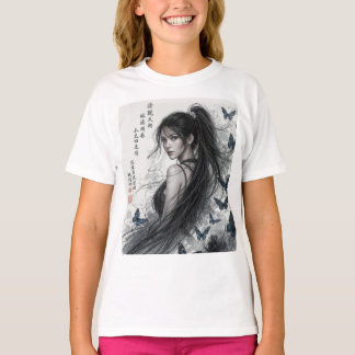 The Geisha Blossom – Timeless Japanese Elegance T-Shirt