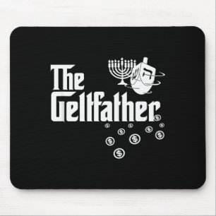 The Geltfather Hanukkah Gelt Dreidel Jewish Dad Me Mouse Pad