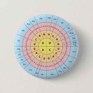 The Genetic Code 6 Cm Round Badge