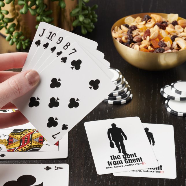 THE GENT FROM GHENT  PLAYING CARDS (In Situ)