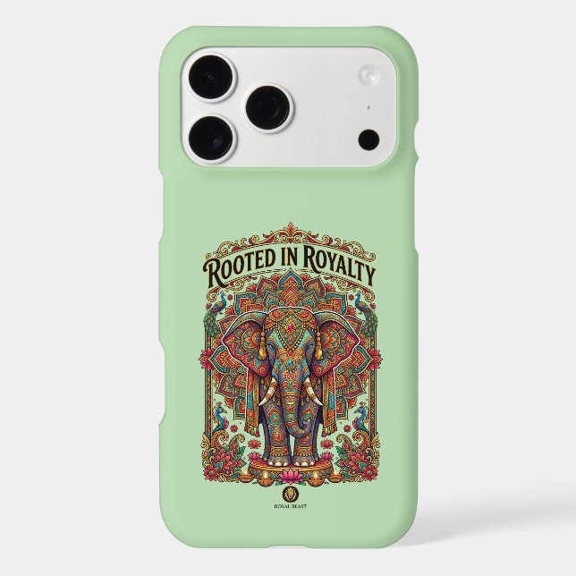 The Gentle Giant: Artistic Elephant Design (Back)