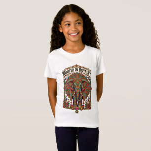 The Gentle Giant: Artistic Elephant Design T-Shirt