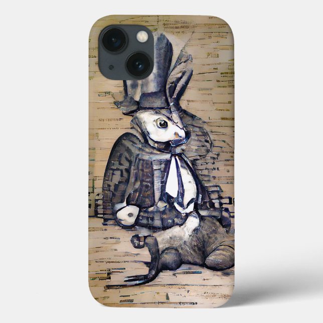 The Gentleman Rabbit Case-Mate iPhone Case (Back)