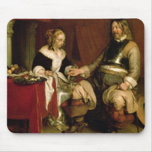 The Gentleman Soldier (oil on canvas) Mouse Pad