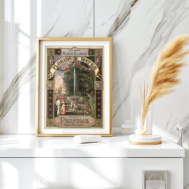 The Genuine Murray & Lanman Florida Water Perfume Poster (Creator Uploaded)