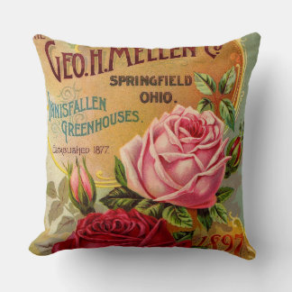 The Geo. H. Mellen Co. Greenhouse Advertisement Cushion