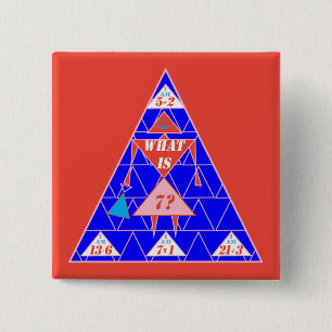 The Geometrics-Button-Triangle-Age 7 15 Cm Square Badge