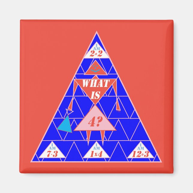 The Geometrics-Magnet-Triangle-Age 4 Magnet (Front)