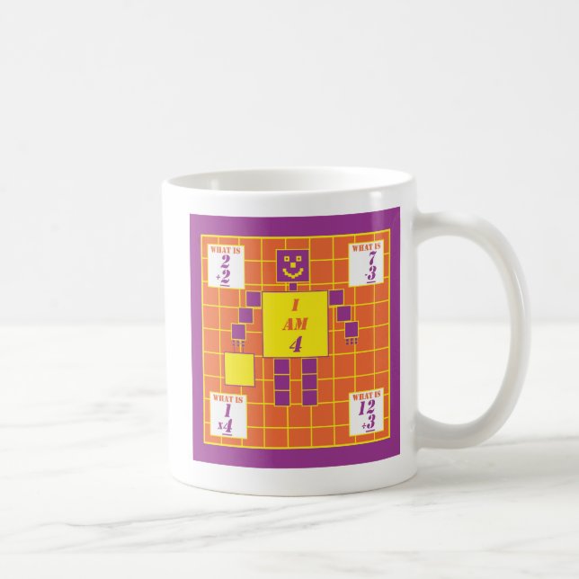 The Geometrics-Mug-Square-Age 4 Coffee Mug (Right)