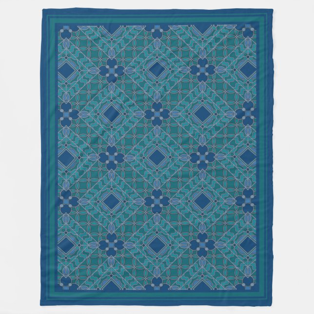 The Geometry of the Goths: A Visigothic Labyrinth  Fleece Blanket (Front)