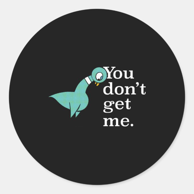 The Geon You Dont Get Me Kids Smoke G  Classic Round Sticker (Front)
