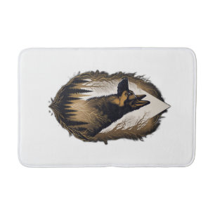 The German Shepherd 003 Bath Mat