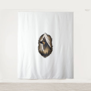 The German Shepherd 003 Tapestry