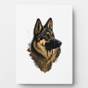 The German Shepherd 004 Plaque