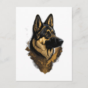 The German Shepherd 004 Postcard