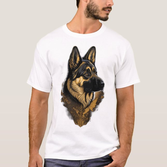 The German Shepherd 004  T-Shirt (Front)