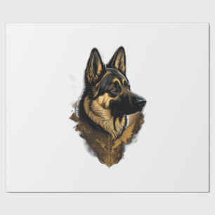 The German Shepherd 004 Wrapping Paper