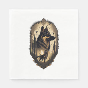 The German Shepherd 005 Napkin