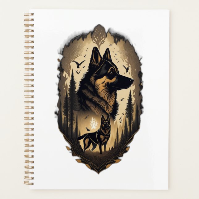 The German Shepherd 005  Planner (Front)