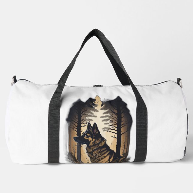 The German Shepherd 006  Duffle Bag (Front)