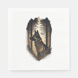 The German Shepherd 006 Napkin