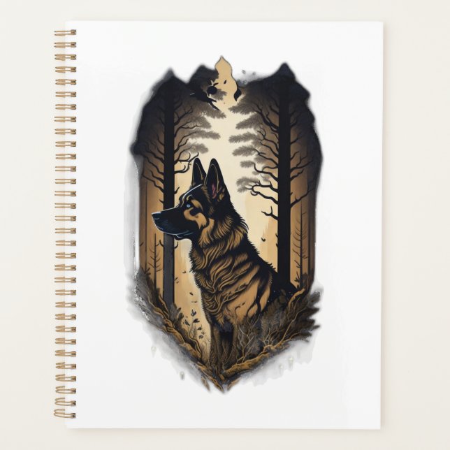 The German Shepherd 006  Planner (Front)