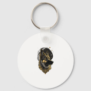 The German Shepherd 007 Key Ring