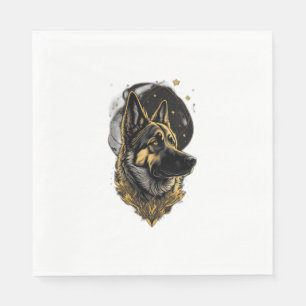 The German Shepherd 007 Napkin