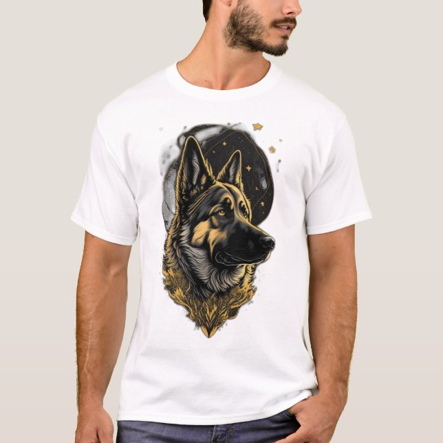 The German Shepherd 007 T-Shirt (Front)