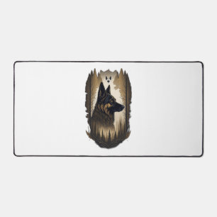 The German Shepherd 008 Desk Mat