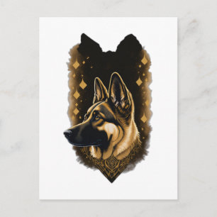 The German Shepherd 011 Postcard