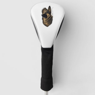 The German Shepherd   Golf Head Cover