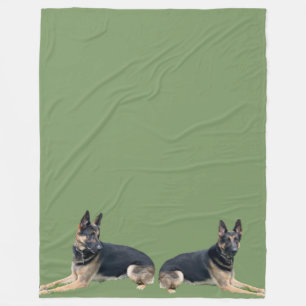 THE GERMAN SHEPHERD throw Fleece Blanket
