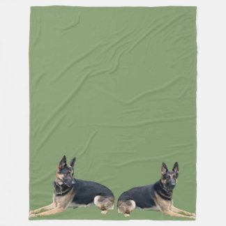 THE GERMAN SHEPHERD throw Fleece Blanket