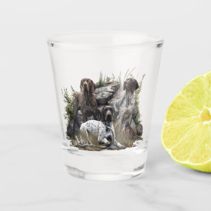 The German Shorthaired Pointer or Deutsch Kurzhaar Shot Glass