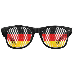 The German tricolour   Flag of Germany Retro Sunglasses