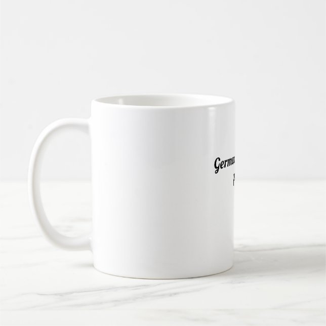 The German Wirehaired Pointer Coffee Mug (Left)