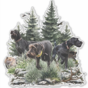 The German Wirehaired Pointers, Art