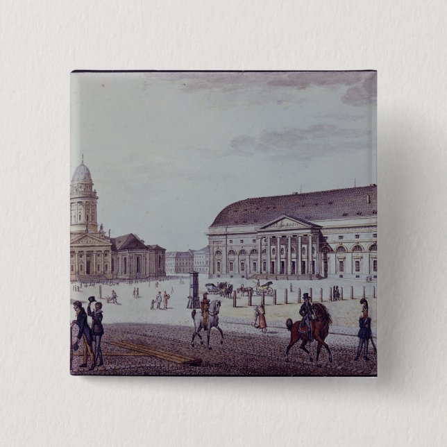 The Gerndarmenmarkt 15 Cm Square Badge (Front)