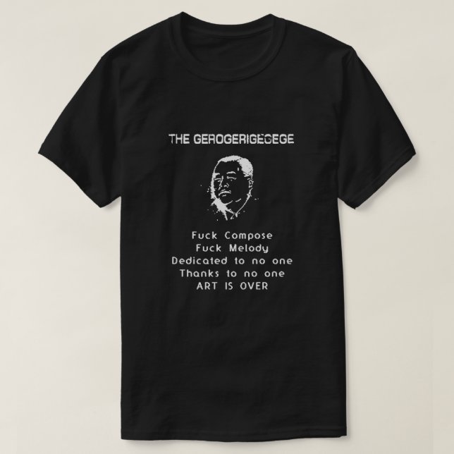 The Gerogerigegege Art Is Over White Tri-blend T-Shirt (Design Front)