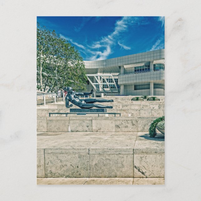 The Getty Centre Arrival Plaza Postcard (Front)