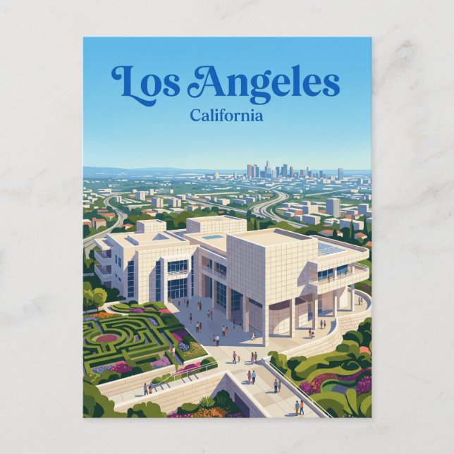 The Getty Centre California Postcard (Front)
