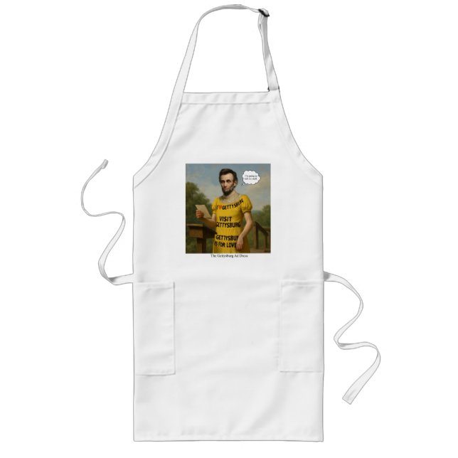 The Gettysburg Ad Dress Long Apron (Front)
