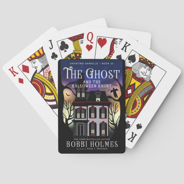 The Ghost and the Halloween Haunt Playing Cards (Back)