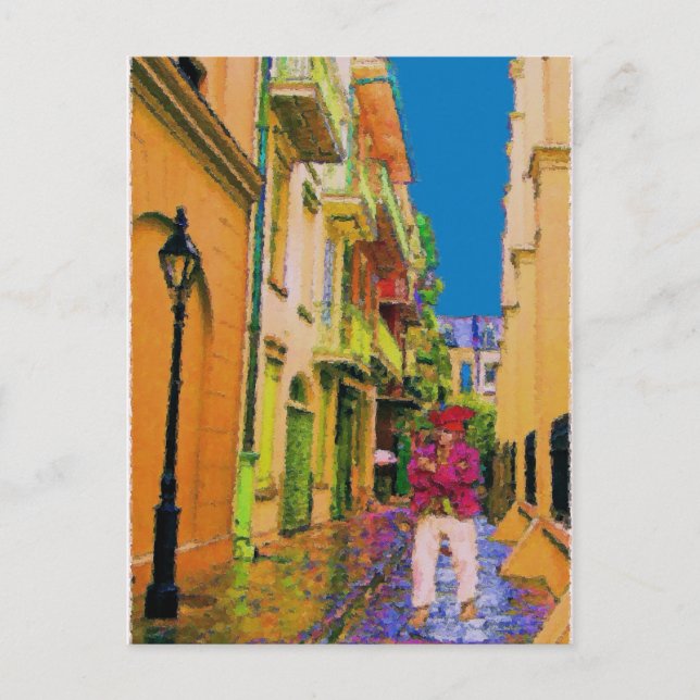 The Ghost In Pirates Alley Postcard (Front)