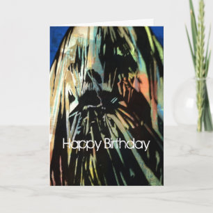 'The Ghost in the Canvas' Birthday Card