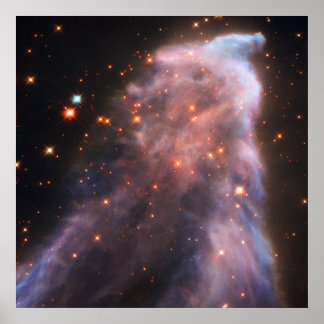 The Ghost Nebula - Hubble Space Telescope Image Poster